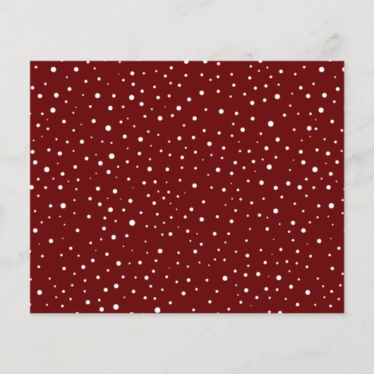 引っ越しましたクリスマスホリデーファミリーフォトコラージュ (裏面)