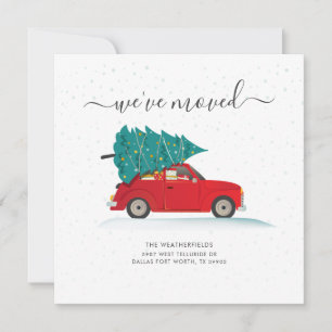引っ越しましたクリスマスホリデームービング 案内状