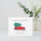 引っ越しましたクリスマスホリデーレッドカームービング 案内状 (スタンド正面)