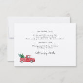 引っ越しましたクリスマス休暇引越し案内 (裏面)