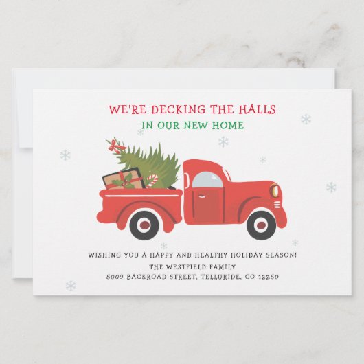 引っ越しましたクリスマス休暇引越し案内 (正面)