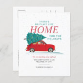 引っ越しましたクリスマス休暇引越し案内 (正面/裏面)