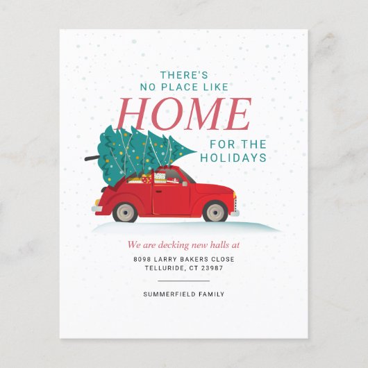 引っ越しましたクリスマス休暇引越し案内 (正面)