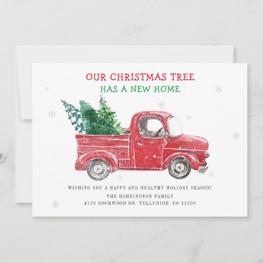 引っ越しましたクリスマス休暇引越し案内 (正面)