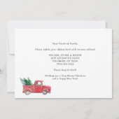 引っ越しましたクリスマス休暇引越し案内 (裏面)