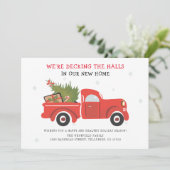 引っ越しましたクリスマス休暇引越し案内 案内状 (スタンド正面)