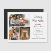 引っ越しましたクリスマス家族の写真キープサケ (正面/裏面)