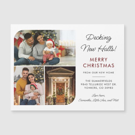 引っ越しましたクリスマス家族の写真キープサケ (正面)