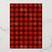 引っ越しましたクリスマス移動金ゴールド 箔シーズンカード (裏面)