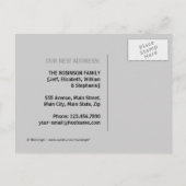 引っ越しましたクール(色) 案内ポストカード (裏面)