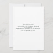 引っ越しましたグリーンパープルフローラ 案内状 (裏面)