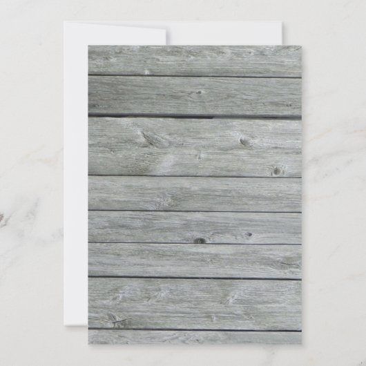 引っ越しましたグレイ木材4フォトコラージュニューホーム 案内状 (裏面)