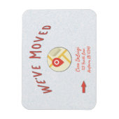 引っ越しましたコンピュータのオンラインマップアイコンの発表 マグネット (縦)