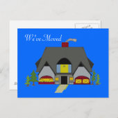 引っ越しましたコージーハウスデザイン 案内ポストカード (正面/裏面)