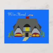 引っ越しましたコージーハウスデザイン 案内ポストカード (正面)