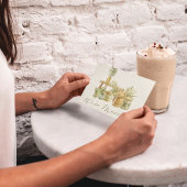 引っ越しましたコージーボーホウォーターカラー変更のアドレス ポストカード