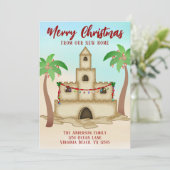 引っ越しましたサンドキャッスルニュービーチホームクリスマス シーズンカード (スタンド正面)