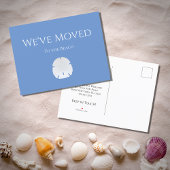 引っ越しましたサンドドルライトブルー航海のビーチ 案内ポストカード