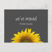引っ越しましたサンフラワーグレーニューホーム 案内ポストカード (正面)