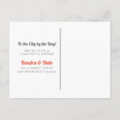 引っ越しましたサンフランシスコシティスカイライン 案内ポストカード (裏面)