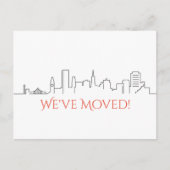 引っ越しましたサンフランシスコシティスカイライン 案内ポストカード (正面)