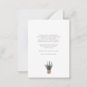 引っ越しましたシックなリビングルーム移動 ノートカード (裏面)