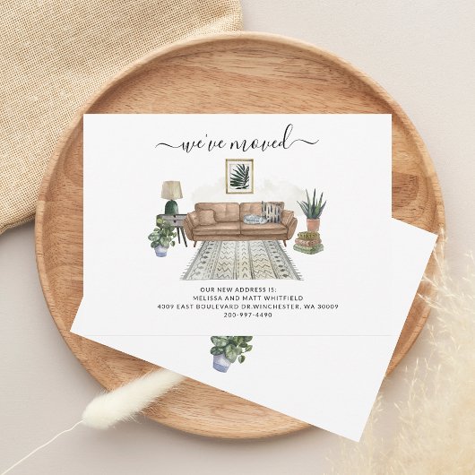 引っ越しましたシックボホムービング 案内状