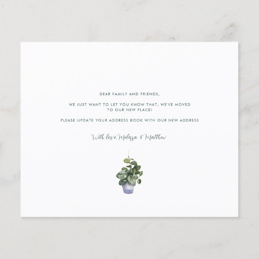 引っ越しましたシックBoho動く発表 (裏面)