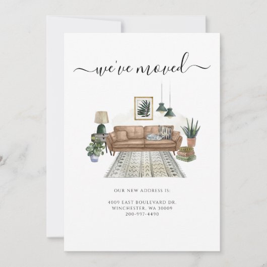 引っ越しましたシッモダンク移動 案内状 (正面)