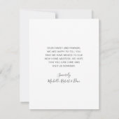 引っ越しましたシャメネコPetスクリプト新しいホームムービング 案内状 (裏面)