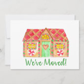 引っ越しましたジンガーブレッドハウス 招待状 (正面)