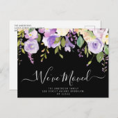 引っ越しましたスクリプトレタリング新規ホーム ポストカード (正面/裏面)