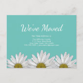 引っ越しましたデイジートレンディーティール（緑がかった色）グリーンニューホーム 案内ポストカード (正面)