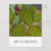 引っ越しましたデザートサウスウエストニューホームムービング 案内ポストカード (正面)