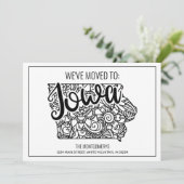 引っ越しましたトゥアイオワ州フローラマンダラホーム 案内状 (スタンド正面)