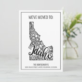 引っ越しましたトゥアイダホ州フローラマンダラホーム 案内状 (スタンド正面)