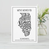 引っ越しましたトゥイリノイ州フローラマンダラホーム 案内状 (スタンド正面)