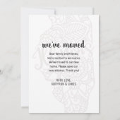 引っ越しましたトゥイリノイ州フローラマンダラホーム 案内状 (裏面)