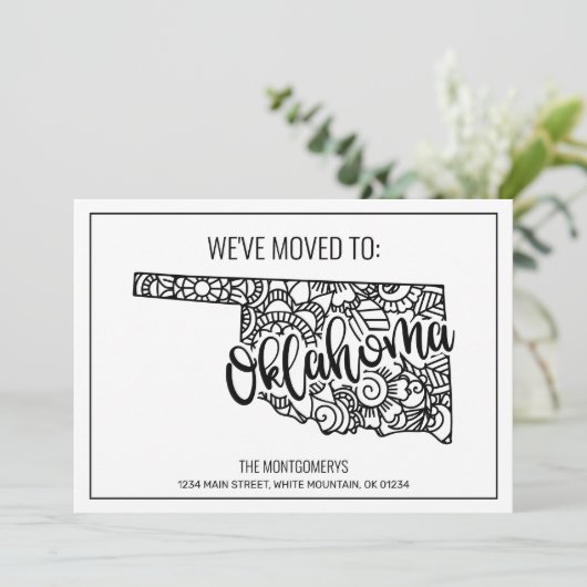 引っ越しましたトゥオクラホマ州フローラ曼荼羅 案内状 (スタンド正面)