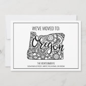 引っ越しましたトゥオレゴン州フローラ曼荼羅 案内状 (正面)