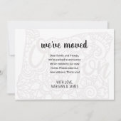 引っ越しましたトゥオレゴン州フローラ曼荼羅 案内状 (裏面)