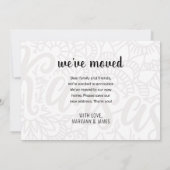 引っ越しましたトゥカンザス州フローラマンダラホーム 案内状 (裏面)