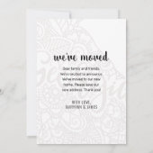 引っ越しましたトゥグルジア州フローラマンダラホーム 案内状 (裏面)