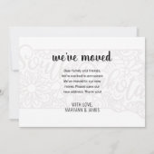 引っ越しましたトゥサウスダコタ州フローラ曼荼羅 案内状 (裏面)