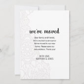 引っ越しましたトゥデラウェア州フローラマンダラホーム 案内状 (裏面)