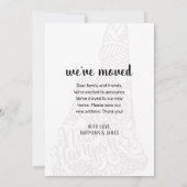 引っ越しましたトゥニューハンプシャー州フローラ曼荼羅 案内状 (裏面)