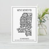 引っ越しましたトゥミシシッピ州フローラ曼荼羅 案内状 (スタンド正面)