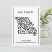 引っ越しましたトゥミズーリ州フローラ曼荼羅 案内状 (スタンド正面)