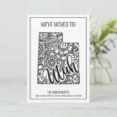 引っ越しましたトゥユタ州フローラマンダラニューホーム 案内状 (スタンド正面)