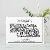 引っ越しましたトネブラスカ州フローラ曼荼羅 案内状 (スタンド正面)